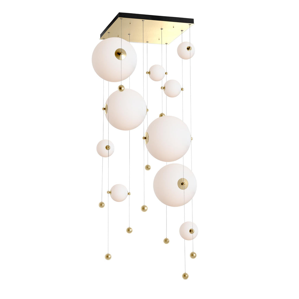 Hubbardton Forge Abacus 10-Light Square LED Pendant