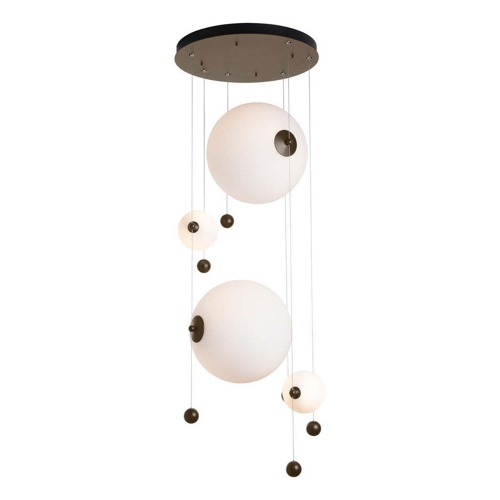 Hubbardton Forge Abacus 4-Light Round LED Pendant