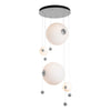 Hubbardton Forge Vintage Platinum Opal Glass (Gg) Abacus 4-Light Round Led Pendant