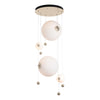 Hubbardton Forge Soft Gold Opal Glass (Gg) Abacus 4-Light Round Led Pendant