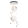 Hubbardton Forge Sterling Opal Glass (Gg) Abacus 4-Light Round Led Pendant