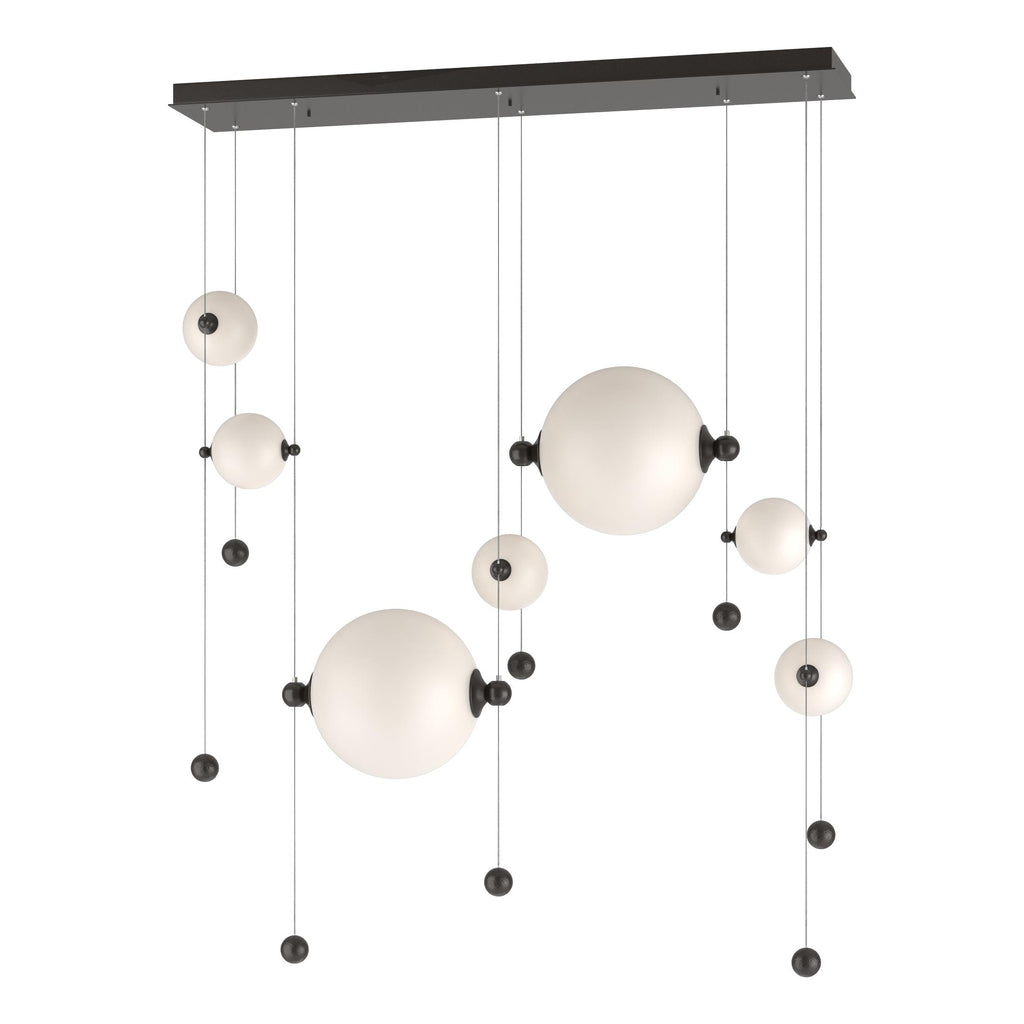 Hubbardton Forge Abacus 7-Light Double Linear LED Pendant