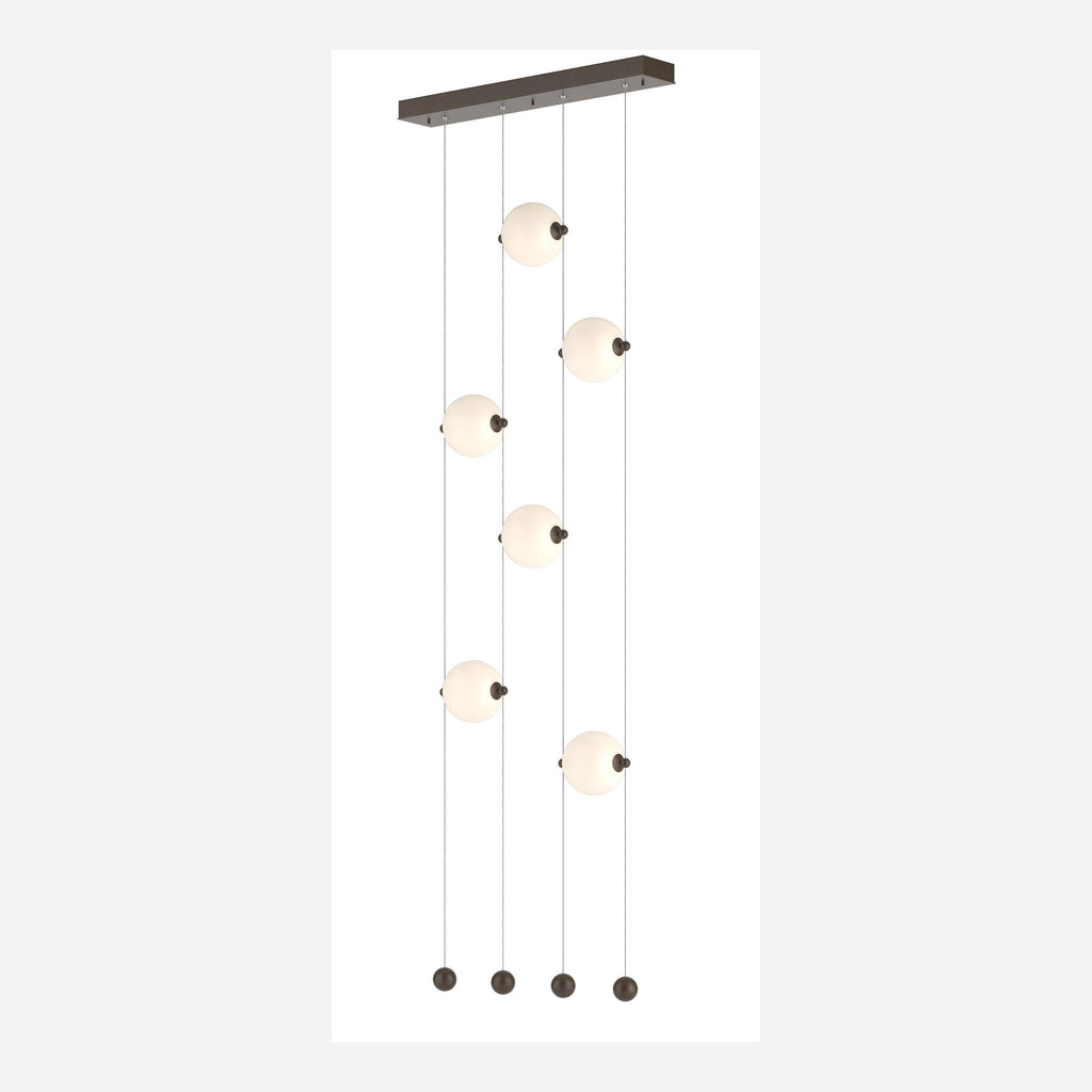 Hubbardton Forge Abacus 6-Light Ceiling-to-Floor LED Pendant