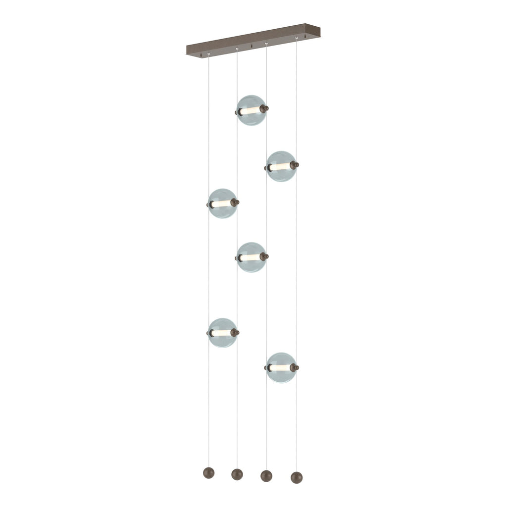 Hubbardton Forge Abacus 6-Light Ceiling-to-Floor LED Pendant