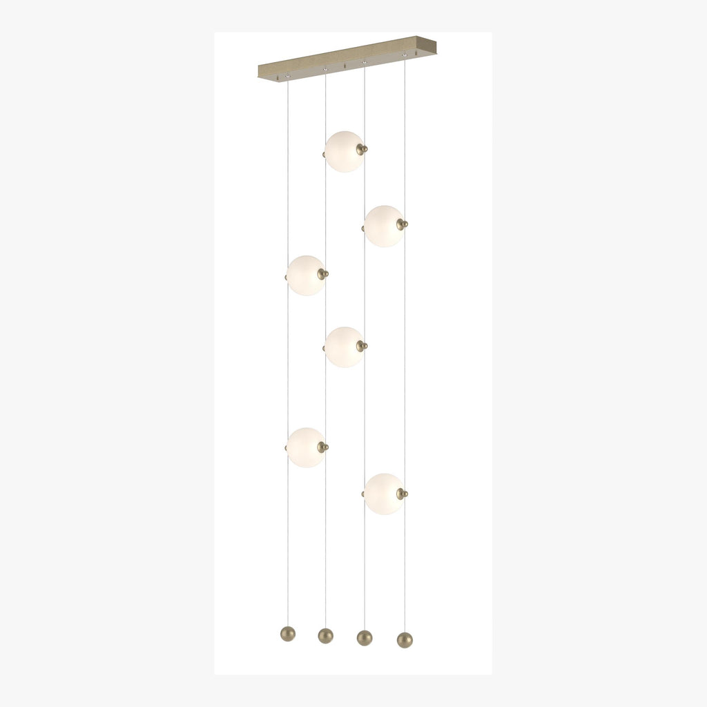 Hubbardton Forge Abacus 6-Light Ceiling-to-Floor LED Pendant