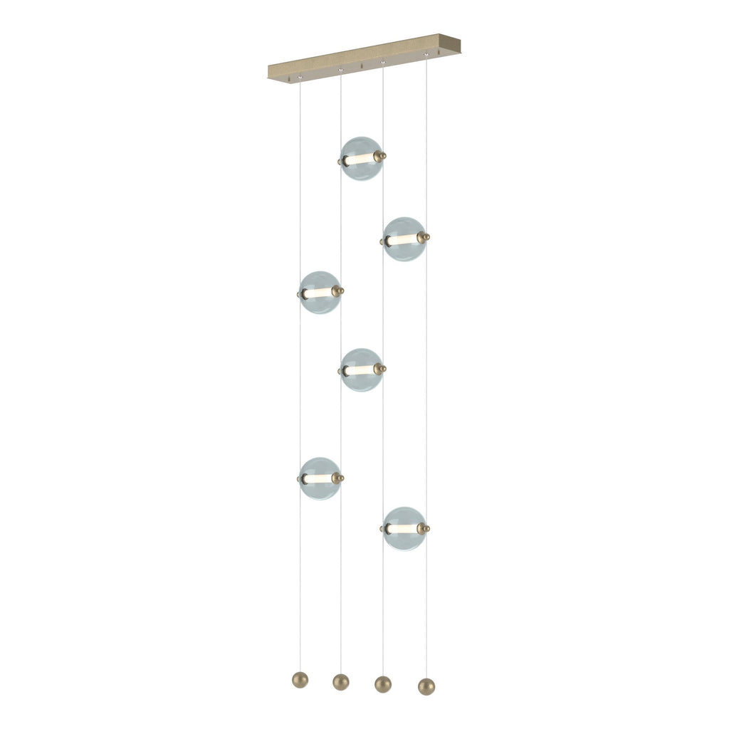 Hubbardton Forge Abacus 6-Light Ceiling-to-Floor LED Pendant