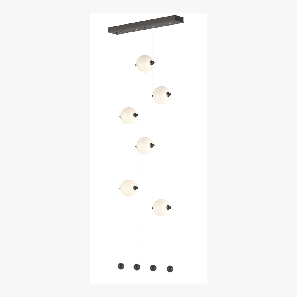 Hubbardton Forge Abacus 6-Light Ceiling-to-Floor LED Pendant