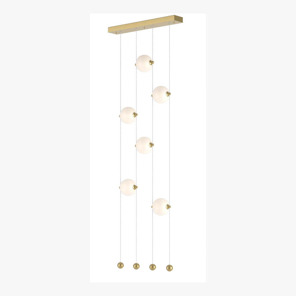 Hubbardton Forge Abacus 6-Light Ceiling-to-Floor LED Pendant