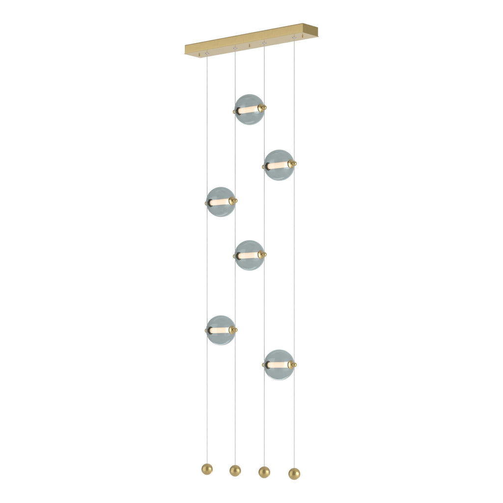 Hubbardton Forge Abacus 6-Light Ceiling-to-Floor LED Pendant