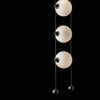 Hubbardton Forge Black Opal Glass (Gg) Abacus 3-Light Led Pendant