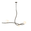 Hubbardton Forge Natural Iron Opal Glass (Gg) Slide Pendant