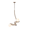 Hubbardton Forge Soft Gold Opal Glass (Gg) Slide Pendant