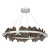 Hubbardton Forge Vintage Platinum Bronze Hildene Circular Led Pendant