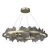 Hubbardton Forge Soft Gold Natural Iron Hildene Circular Led Pendant