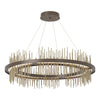 Hubbardton Forge Bronze Soft Gold Gossamer Circular Led Pendant