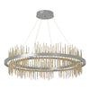 Hubbardton Forge Vintage Platinum Soft Gold Gossamer Circular Led Pendant