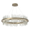 Hubbardton Forge Soft Gold Vintage Platinum Gossamer Circular Led Pendant