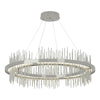 Hubbardton Forge Sterling Vintage Platinum Gossamer Circular Led Pendant