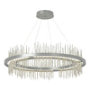 Hubbardton Forge Vintage Platinum Sterling Gossamer Circular Led Pendant