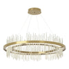 Hubbardton Forge Modern Brass Sterling Gossamer Circular Led Pendant