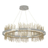 Hubbardton Forge Sterling Modern Brass Gossamer Circular Led Pendant