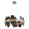 Hubbardton Forge Sterling Slate Ardesia Circular Led Pendant