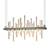 Hubbardton Forge Black Soft Gold Cityscape Led Pendant