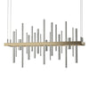 Hubbardton Forge Soft Gold Sterling Cityscape Led Pendant