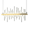 Hubbardton Forge Modern Brass Vintage Platinum Cityscape Led Pendant