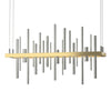 Hubbardton Forge Modern Brass Sterling Cityscape Led Pendant