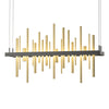 Hubbardton Forge Natural Iron Modern Brass Cityscape Led Pendant