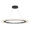 Hubbardton Forge Black Anemone Circular Led Pendant