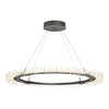 Hubbardton Forge Dark Smoke Anemone Circular Led Pendant