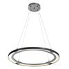 Hubbardton Forge Vintage Platinum Black Ringo Led Pendant