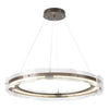 Hubbardton Forge Bronze Clear Glass (Zm) Solstice Led Pendant