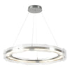 Hubbardton Forge Vintage Platinum Clear Glass (Zm) Solstice Led Pendant