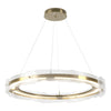 Hubbardton Forge Modern Brass Clear Glass (Zm) Solstice Led Pendant