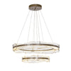 Hubbardton Forge Soft Gold Clear Glass (Zm) Solstice Led Tiered Pendant