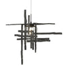 Hubbardton Forge Black Seeded Clear Glass (Ii) Tura Seeded Glass Low Voltage Mini Pendant