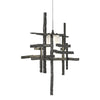 Hubbardton Forge Black Cast Glass (Yc) Tura Frosted Glass Low Voltage Mini Pendant