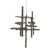 Hubbardton Forge Oil Rubbed Bronze Cast Glass (Yc) Tura Frosted Glass Low Voltage Mini Pendant