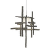 Hubbardton Forge Natural Iron Cast Glass (Yc) Tura Frosted Glass Low Voltage Mini Pendant