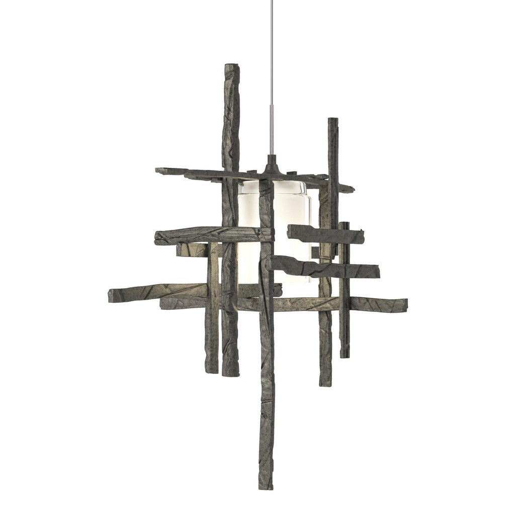 Hubbardton Forge Tura Frosted Glass Low Voltage Mini Pendant