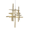 Hubbardton Forge Soft Gold Cast Glass (Yc) Tura Frosted Glass Low Voltage Mini Pendant