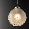 Hubbardton Forge Sterling Frosted Glass (Fd) Fritz Globe 1-Light Mini Pendant