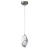 Hubbardton Forge Sterling White Crystal (Wp) Chrysalis 1-Light Large Pendant