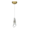 Hubbardton Forge Modern Brass Crystal Luma Mini Pendant