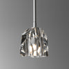 Hubbardton Forge Sterling Crystal Gatsby 1-Light Mini Pendant