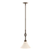 Hubbardton Forge Bronze Opal Glass (Gg) Twist Basket Mini Pendant