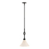 Hubbardton Forge Black Opal Glass (Gg) Twist Basket Mini Pendant